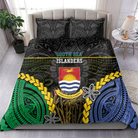 South Sea Islanders And Gilbert Islands Bedding Set Kanakas Polynesian Pattern