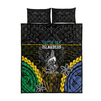 South Sea Islanders And New Caledonia Quilt Bed Set Kanakas Polynesian Pattern