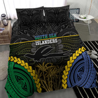 South Sea Islanders And New Ireland Bedding Set Kanakas Polynesian Pattern
