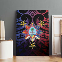 Philippines Guam Canvas Wall Art Filipino Sun With Guaman Seal