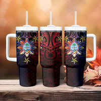 Philippines Guam Tumbler With Handle Filipino Sun With Guaman Seal
