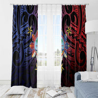 Philippines Guam Window Curtain Filipino Sun With Guaman Seal