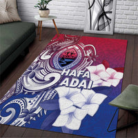 Guam Gadao Area Rug Hafa Adai Micronesian Tribal Pattern