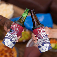 Guam Gadao 4 in 1 Can Cooler Tumbler Hafa Adai Micronesian Tribal Pattern