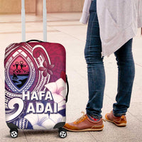 Guam Gadao Luggage Cover Hafa Adai Micronesian Tribal Pattern