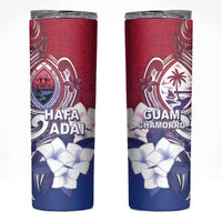 Guam Gadao Skinny Tumbler Hafa Adai Micronesian Tribal Pattern