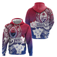 Guam Gadao Zip Hoodie Hafa Adai Micronesian Tribal Pattern LT05 - Polynesian Pride