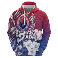 Guam Gadao Zip Hoodie Hafa Adai Micronesian Tribal Pattern LT05 - Polynesian Pride