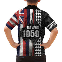 Hawaii 1959 Statehood Day Family Matching Tank Maxi Dress and Hawaiian Shirt Classic Style