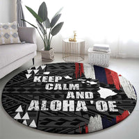 Hawaii 1959 Statehood Day Round Carpet Classic Style
