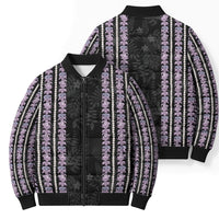Hawaii Queen Liliuokalani Bomber Puffer Jacket Hawaiian Lei Pua Kalaunu LT05 - Polynesian Pride
