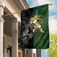 South Africa And New Zealand Garden Flag Springboks And Kiwis Rugby Rivalry