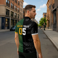 Custom South Africa And New Zealand Zipper Polo Shirt Springboks And Kiwis Rugby Rivalry