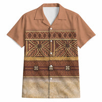 Polynesian Princess Inspired Cosplay Costume Hawaiian Shirt Traditional Tapa Pattern