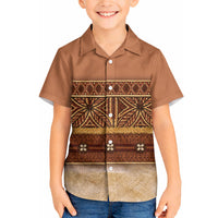 Polynesian Princess Inspired Cosplay Costume Hawaiian Shirt Traditional Tapa Pattern