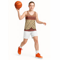 Island Elder Inspired Costume Basketball Jersey Polynesian Tribal Pattern