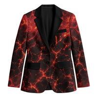 Lava Monster Costume Blazer Fiery Lava Spiral