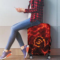 Lava Monster Costume Luggage Cover Fiery Lava Spiral