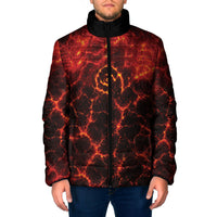 Lava Monster Costume Padded Jacket Fiery Lava Spiral