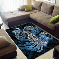 Polynesia Go Surfing Area Rug The Pacific Wave Of Water LT05 - Polynesian Pride