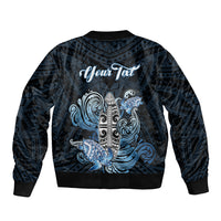 Personalised Polynesia Go Surfing Bomber Jacket The Pacific Wave Of Water LT05 - Polynesian Pride