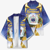 Samoa Christmas Kimono Snow Globe With Samoan Santa - Polynesian Pride