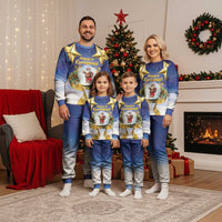 Samoa Christmas Pajama Set Snow Globe With Samoan Santa - Polynesian Pride