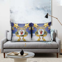 Samoa Christmas Pillow Cover Snow Globe With Samoan Santa - Polynesian Pride