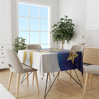 Samoa Christmas Tablecloth Snow Globe With Samoan Santa - Polynesian Pride