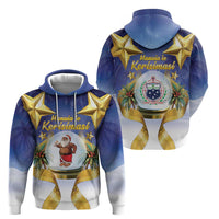 Samoa Christmas Zip Hoodie Snow Globe With Samoan Santa - Polynesian Pride