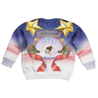 American Samoa Christmas Kid Ugly Christmas Sweater Seashell Santa Beach Vibes - Polynesian Pride