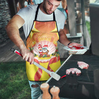 French Polynesia Christmas Apron Seashell Santa Beach Vibes - Polynesian Pride