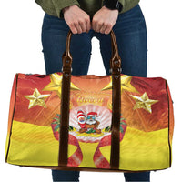 French Polynesia Christmas Travel Bag Seashell Santa Beach Vibes - Polynesian Pride