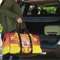 French Polynesia Christmas Travel Bag Seashell Santa Beach Vibes - Polynesian Pride