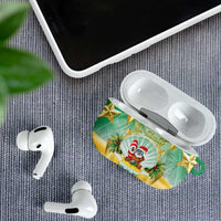 Cook Islands Christmas AirPods Case Seashell Santa Beach Vibes - Polynesian Pride