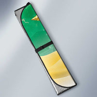 Cook Islands Christmas Auto Sun Shade Seashell Santa Beach Vibes - Polynesian Pride