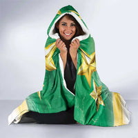 Cook Islands Christmas Hooded Blanket Seashell Santa Beach Vibes - Polynesian Pride