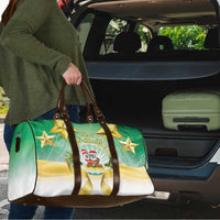 Cook Islands Christmas Travel Bag Seashell Santa Beach Vibes - Polynesian Pride