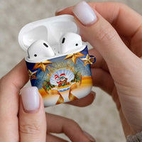 Marshall Islands Christmas AirPods Case Seashell Santa Beach Vibes - Polynesian Pride