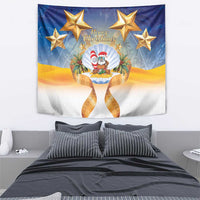 Marshall Islands Christmas Tapestry Seashell Santa Beach Vibes - Polynesian Pride
