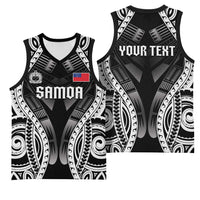 Personalised Remember Samoa Black Saturday Basketball Jersey Samoa Mo Samoa - Polynesian Pride
