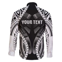 Personalised Remember Samoa Black Saturday Family Matching Long Sleeve Bodycon Dress and Hawaiian Shirt Samoa Mo Samoa - Polynesian Pride