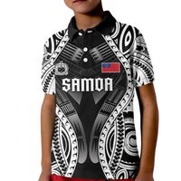 Personalised Remember Samoa Black Saturday Kid Polo Shirt Samoa Mo Samoa - Polynesian Pride