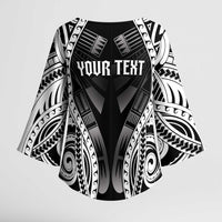 Personalised Remember Samoa Black Saturday Kimono Sleeve Blouse Samoa Mo Samoa - Polynesian Pride