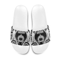 Remember Samoa Black Saturday Slide Sandals Samoa Mo Samoa - Polynesian Pride