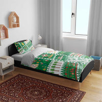 Norfolk Island Christmas Bedding Set Festive Beach Vibes - Polynesian Pride