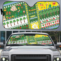 Pitcairn Islands Christmas Auto Sun Shade Festive Beach Vibes - Polynesian Pride