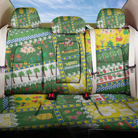 Pitcairn Islands Christmas Back Car Seat Cover Festive Beach Vibes - Polynesian Pride