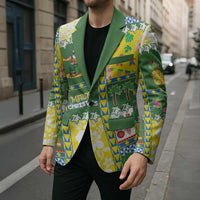 Pitcairn Islands Christmas Blazer Festive Beach Vibes - Polynesian Pride