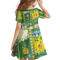 Pitcairn Islands Christmas Family Matching Off Shoulder Maxi Dress and Hawaiian Shirt Festive Beach Vibes - Polynesian Pride
